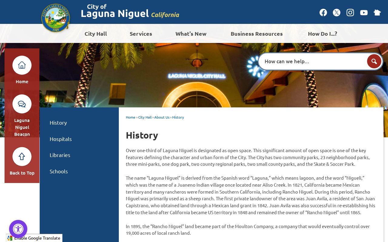 Laguna Niguel city local history collection